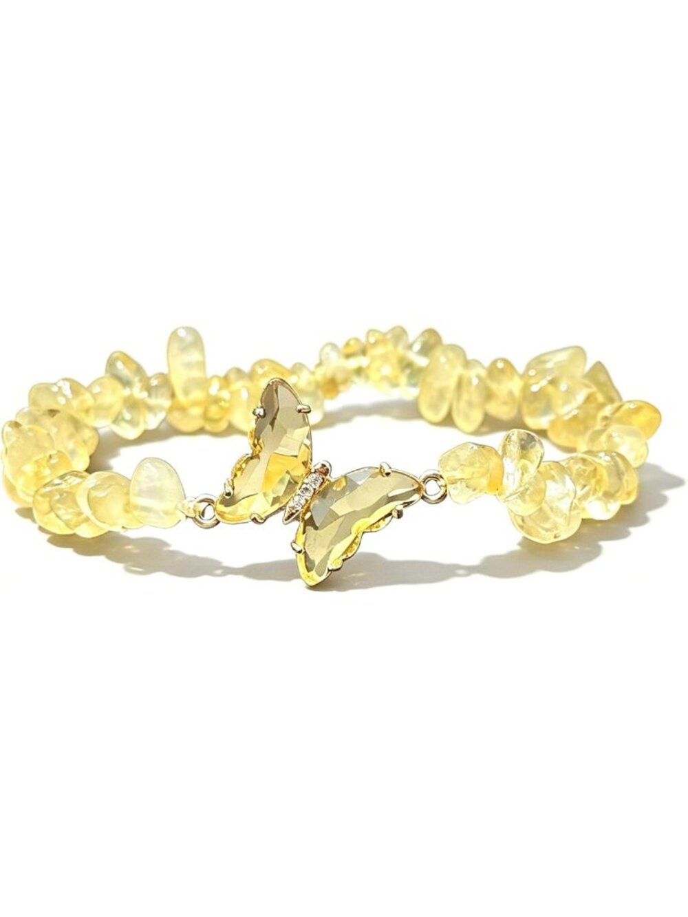 Charming Butterfly Stretch Bracelet for Women - Adjustable, Trendy Jewelry